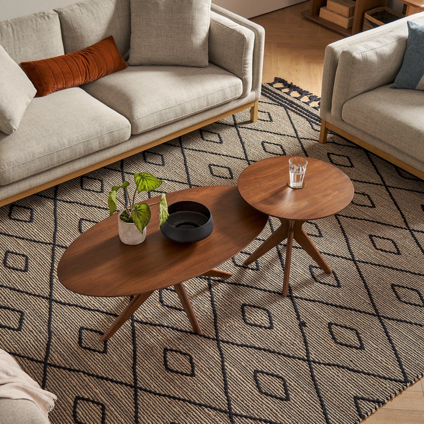 Ensemble de tables basse Baristol