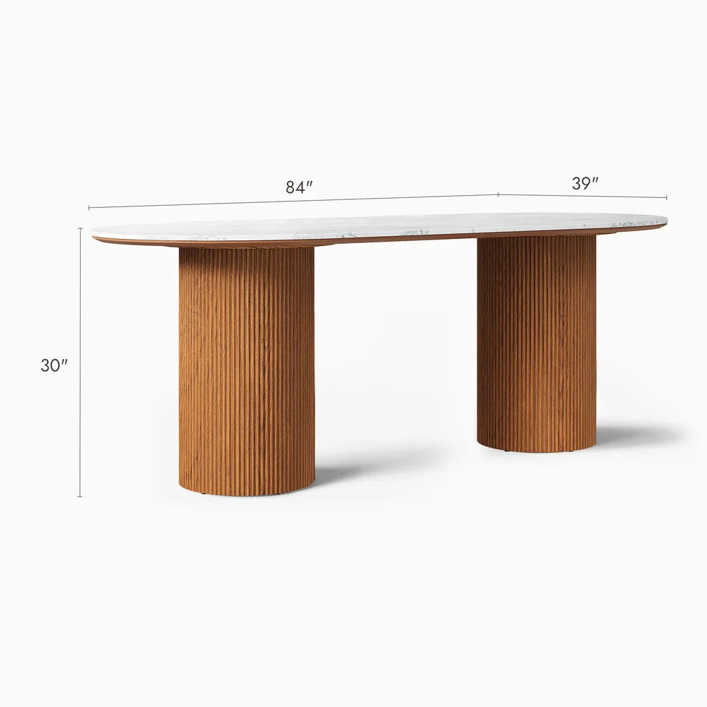 Table à manger ronde Rolf
