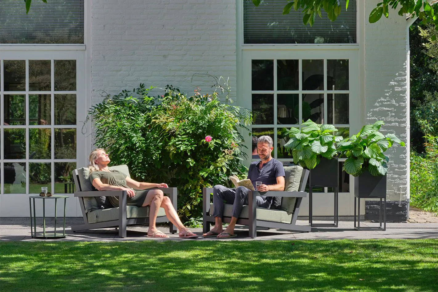 Chaise longue de jardin LIFE Block