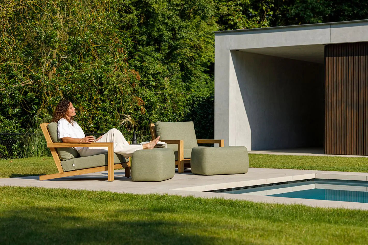 Chaise longue de jardin LIFE Block