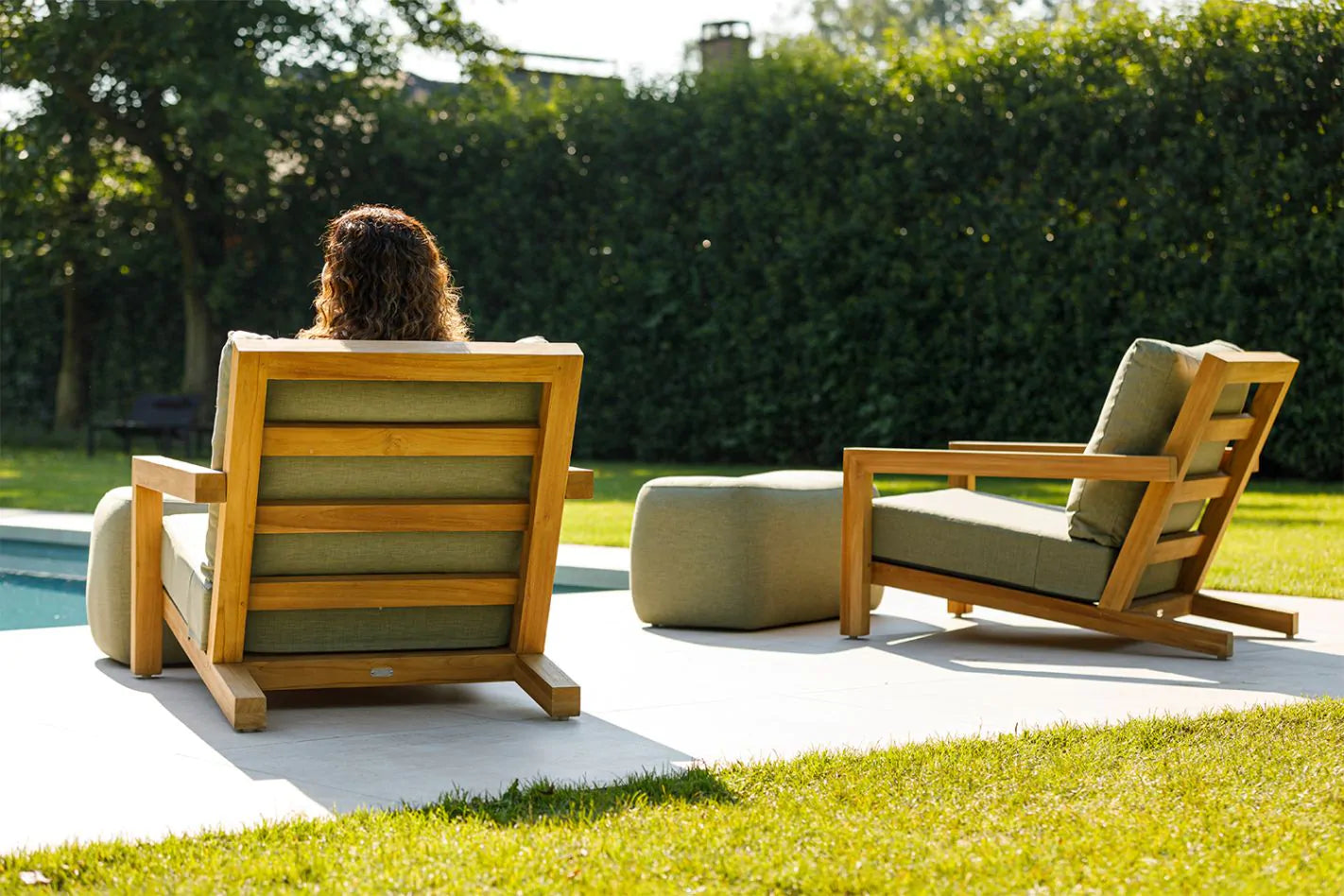 Chaise longue de jardin LIFE Block