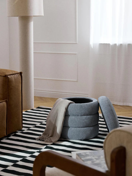 Tabouret rembourré Alto avec espace de rangement