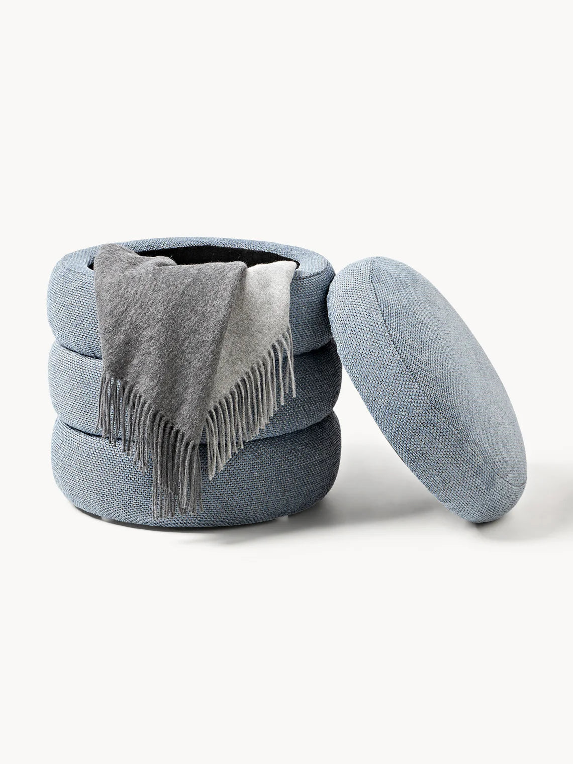 Tabouret rembourré Alto avec espace de rangement