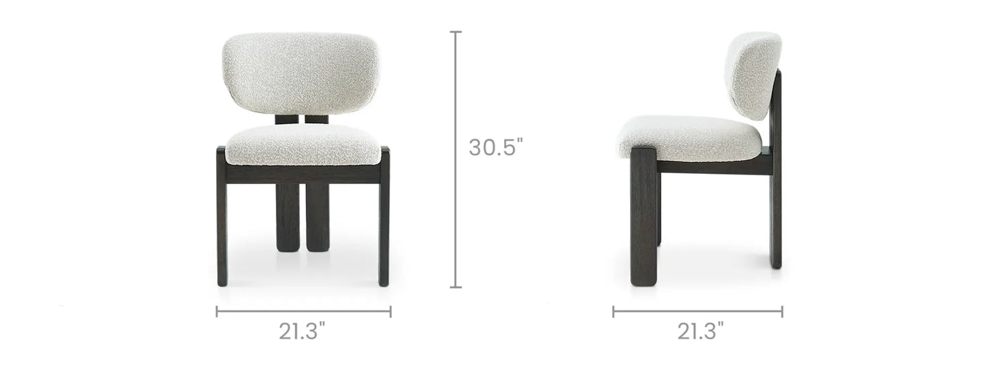 Chaise Oslo Bouclé