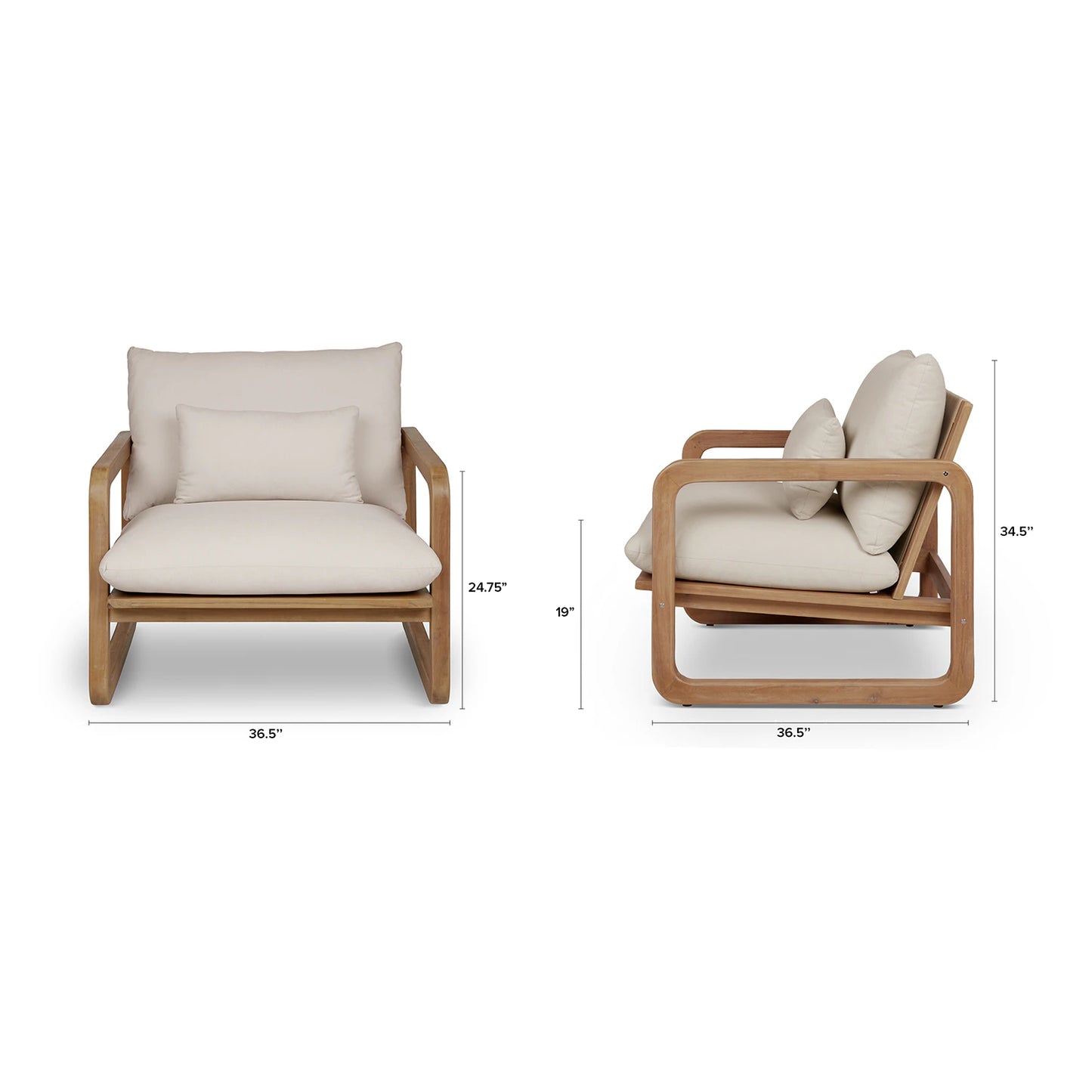 Chaise longue d'extérieur MANDARINE
