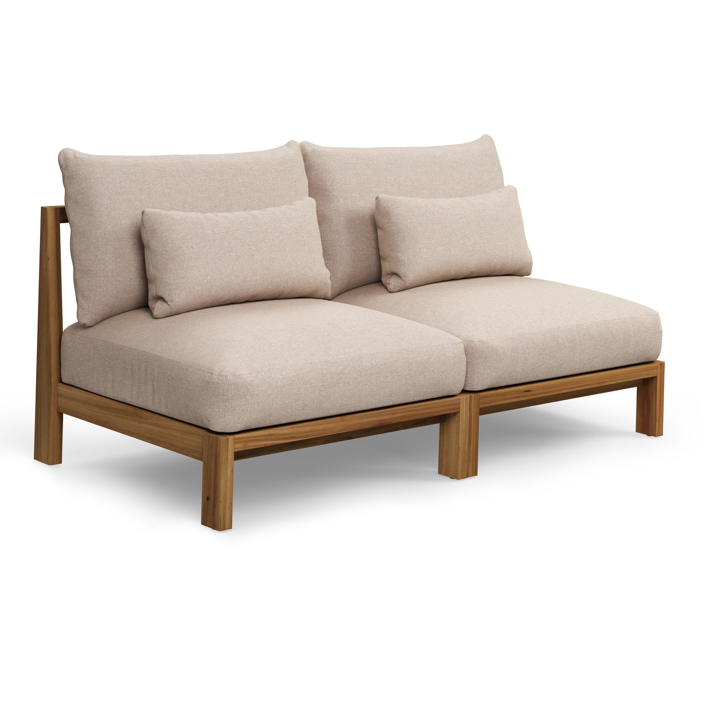 Causeuse modulaire d'extérieur sans accoudoirs NEMO