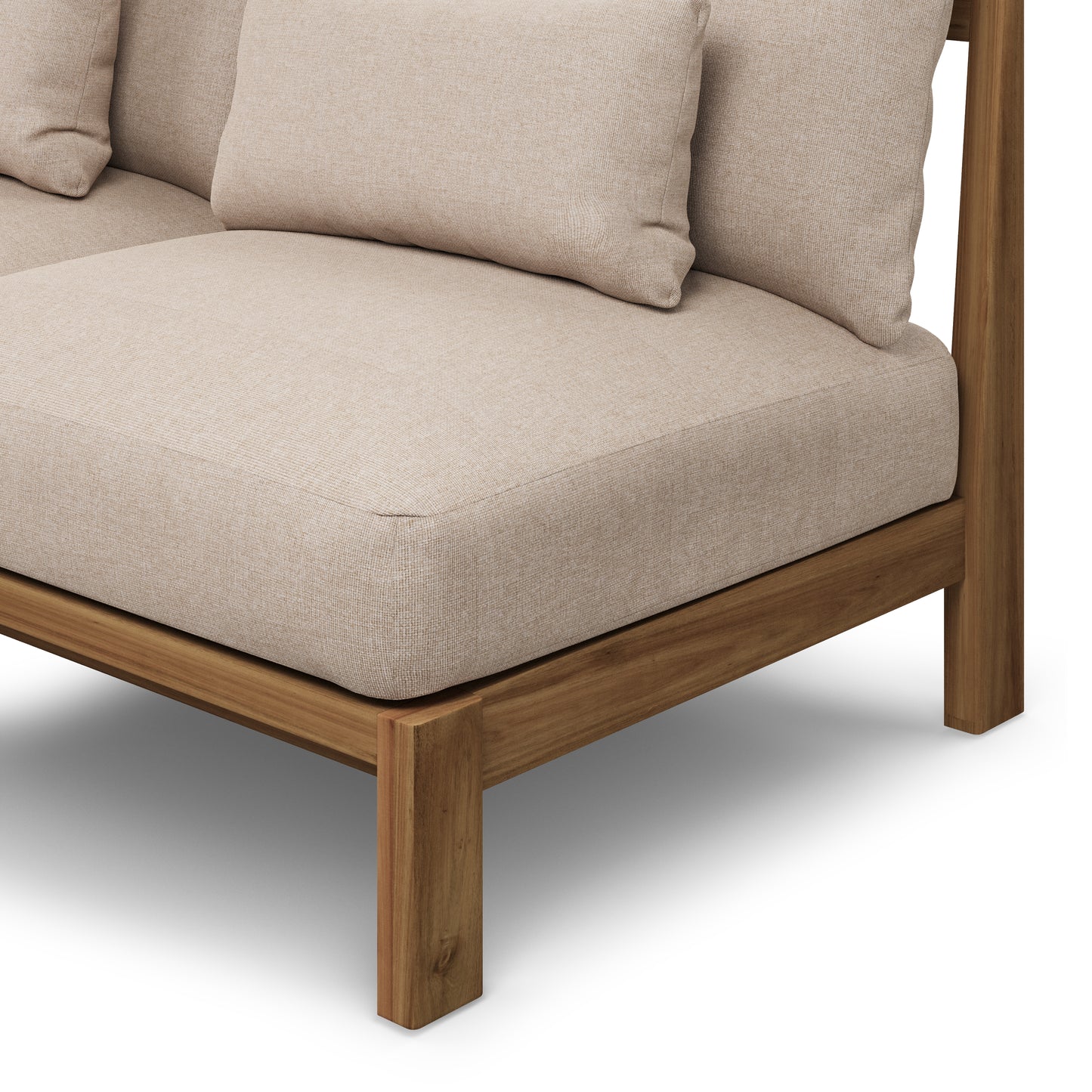 Causeuse modulaire d'extérieur sans accoudoirs NEMO