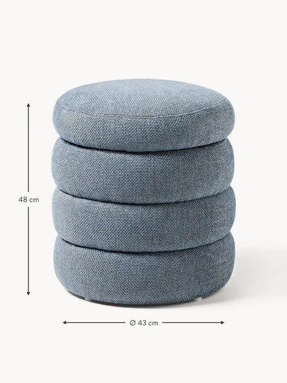 Tabouret rembourré Alto avec espace de rangement