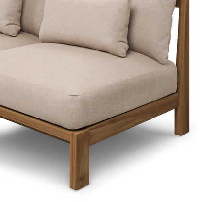 Causeuse modulaire d'extérieur sans accoudoirs NEMO