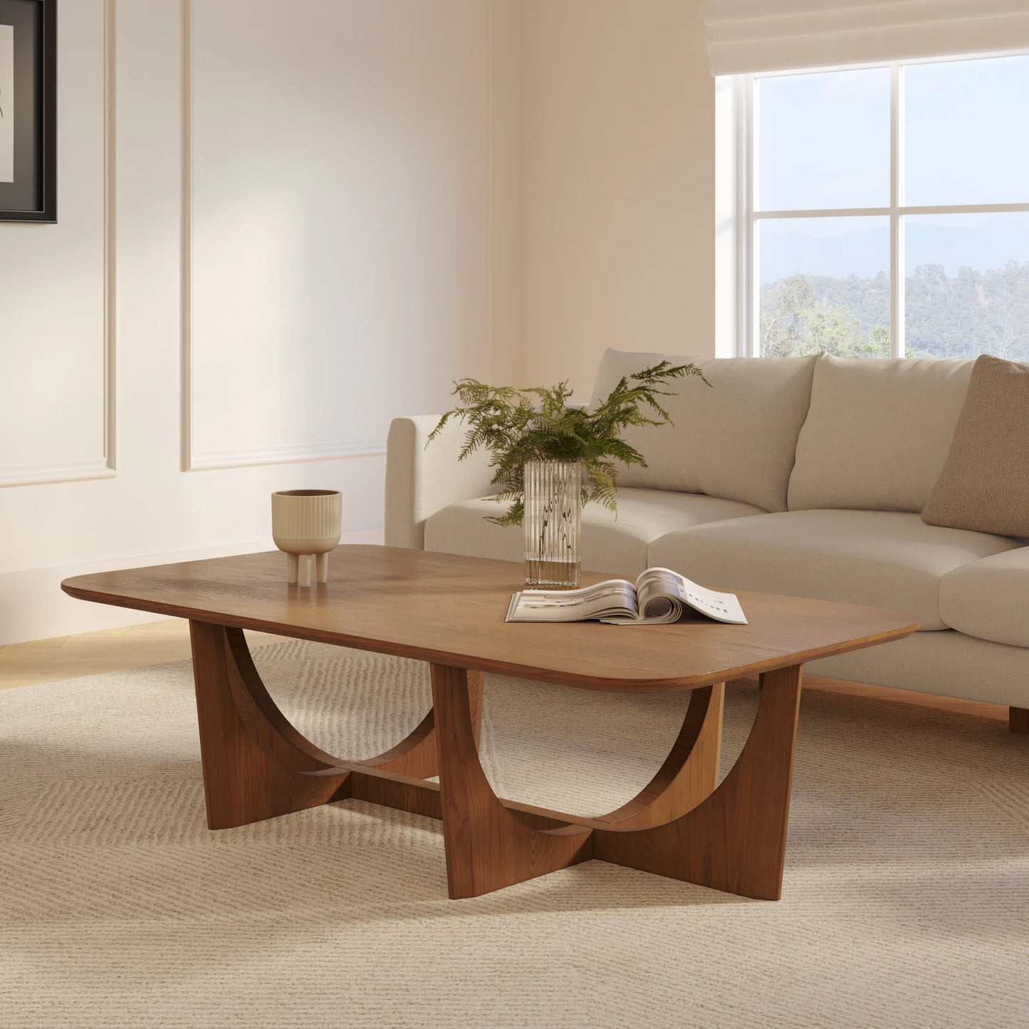 Table basse rectangulaire Tovi